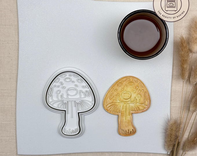 Magic Mushroom Cookie Cutter | Medieval Theme Party | Dragon Lore Cookie Stamp