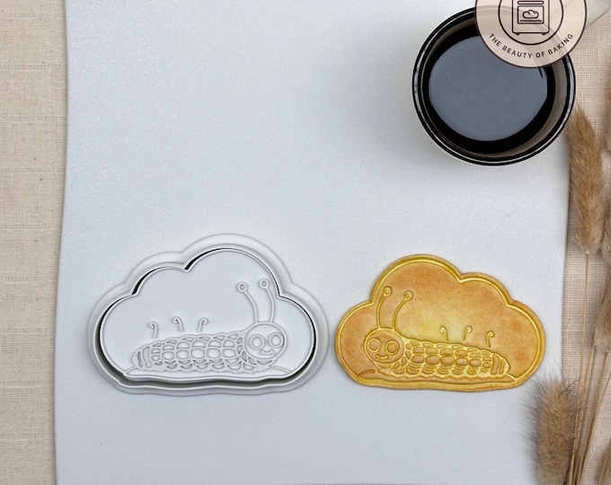 Caterpillar Cookie Cutter | Insect Cookie Cutter | Larvs Butterflies Moth Cookie Cutter