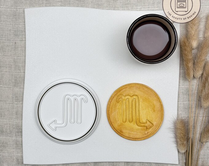 Zodiac Sign Scorpius Cookie Cutter – Unique Custom Baking Tool for Perfect Cookies