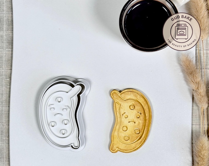 Stomach Ill cookie cutter | Nature Science Medical theme | Baking tool