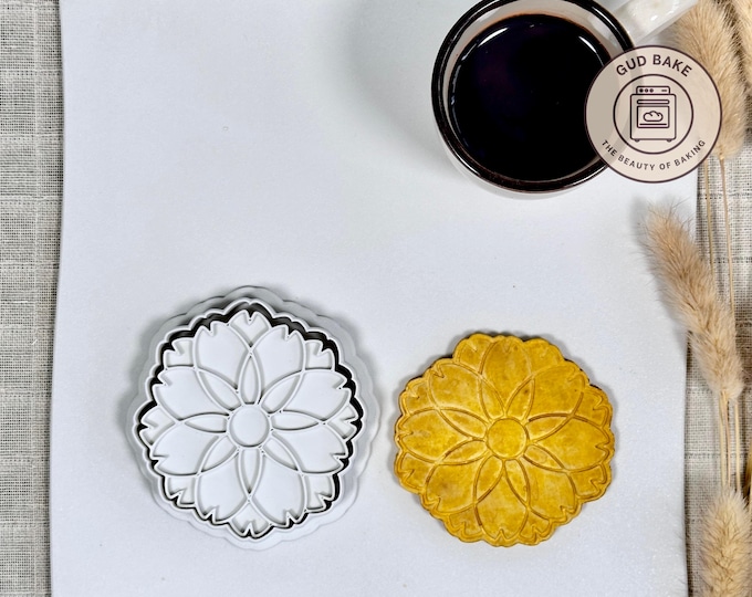 Chinese Autumn Flower cookie cutter | Flowers Plants theme | Baking tool