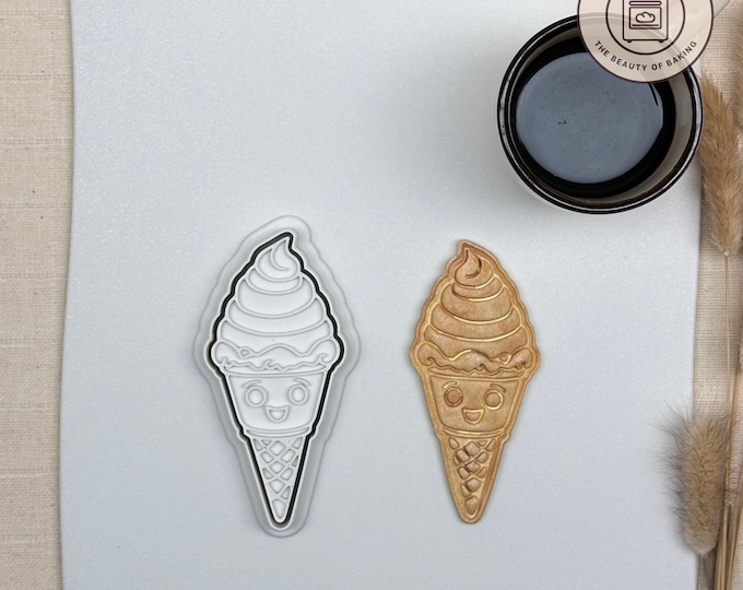 Ice Cream Cone Cookie Cutter | Ice Cream Cookie Cutter | Cute Cookie Cutter | Ice Cream Mold
