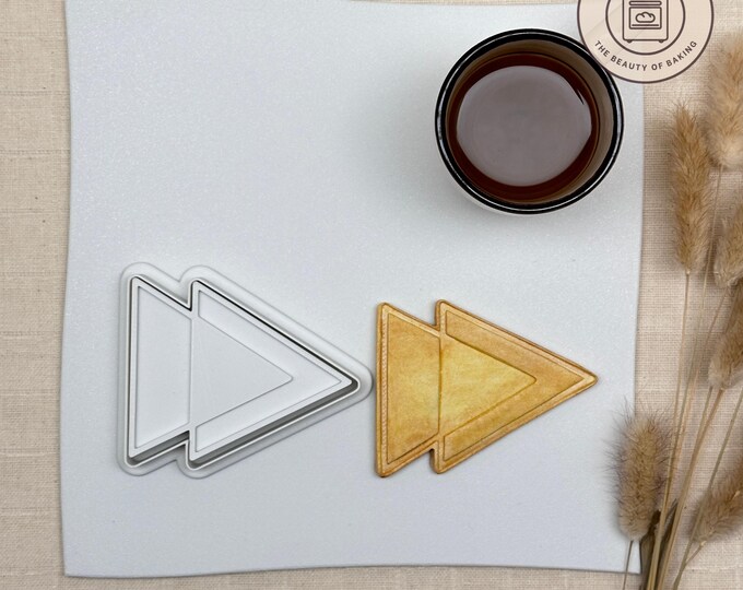 Bisexual Geometric Cookie Cutter | Anniversary | Bridal Cookie Cutter