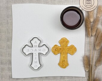 Amazing Grace Cookie Cutter | Sunday School | Farmhouse Sugar Cookie Tool