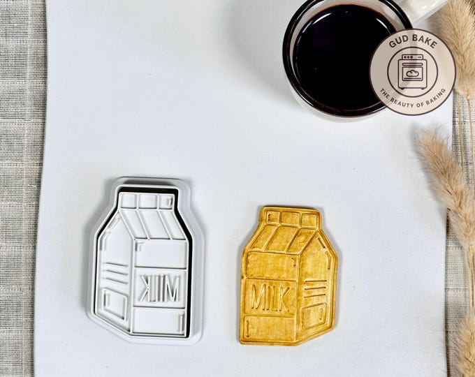 Milk Pack cookie cutter | Food Drink theme | Baking tool