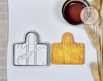 Woman Luxury Leather Handbag Cookie Cutter | Engagement Party | Bridal Pastry Stamp