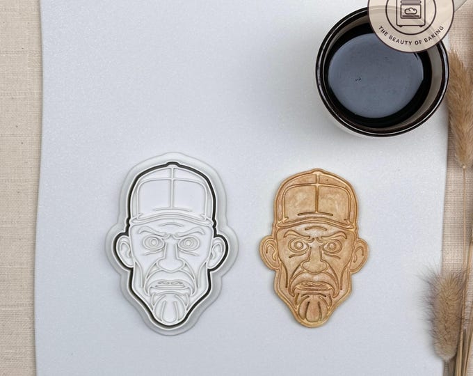 Angry Redneck Cookie Cutter | Redneck Cookie Cutter | Angry Face Cookie Cutter | USA Cookie Cutters