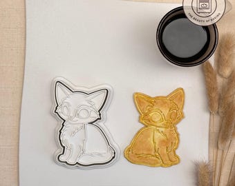 Somali Cat Cookie Cutter for Pet Lovers, Cat-Themed Parties, Animal Baking, Cute Biscuit Molds, Cat Breed Crafts