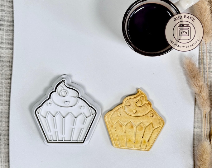 Cupcake Chantilly Cookie Cutter | Oktoberfest | Barista Life Pastry Stamp