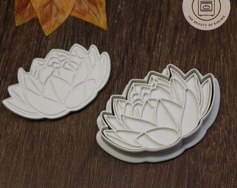 Lotus Blume Cookie Cutter - Einzigartige Backform für kreative Kekse und Kunsthandwerk