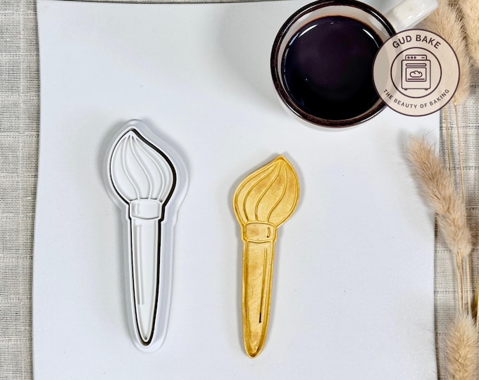 Makeup Brush cookie cutter | Jobs Professions theme | Baking tool