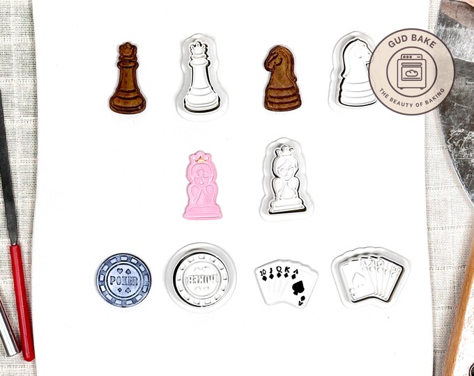 Sports Hobbies Mini Clay Cutters, 5 Piece Bundle | Sports, Hobbies, Team | Polymer Clay Earring Cutters, Game-Day Sets