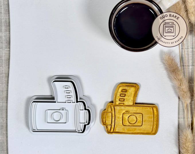 Photographic Roll cookie cutter | Sports Hobbies theme | Baking tool