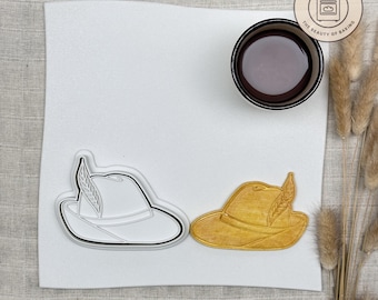 German Hat Oktoberfest Cookie Cutter | Travel Party | Patriotic Cookie Cutter