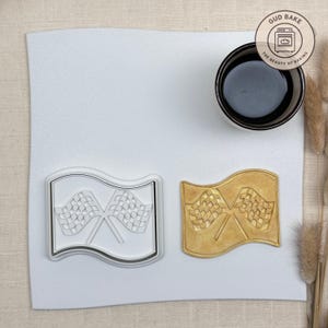 Checkered Flag Cookie Cutter | Game Day | Active Baking Mold