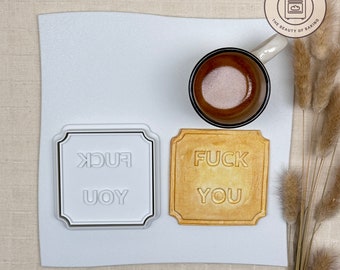 Fu*k you cookie cutter | Adult cookie cutter | Insult cookie cutter | Party ideas