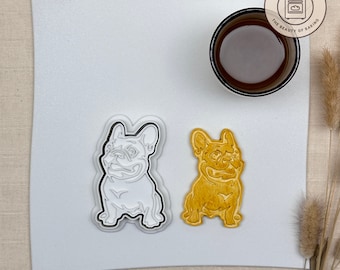 French Bulldog Cookie Cutter | Cute Dog Theme Cookies | Party Ideas