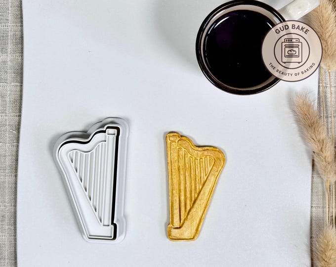 Greek Harp Cookie Cutter | Birthday Gift | Active Fondant Tool