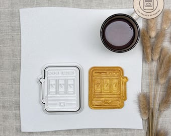 Slot Machine Cookie Cutter - Ideal for Casino Night, Vegas Themed Parties, and Lucky Baking Adventures