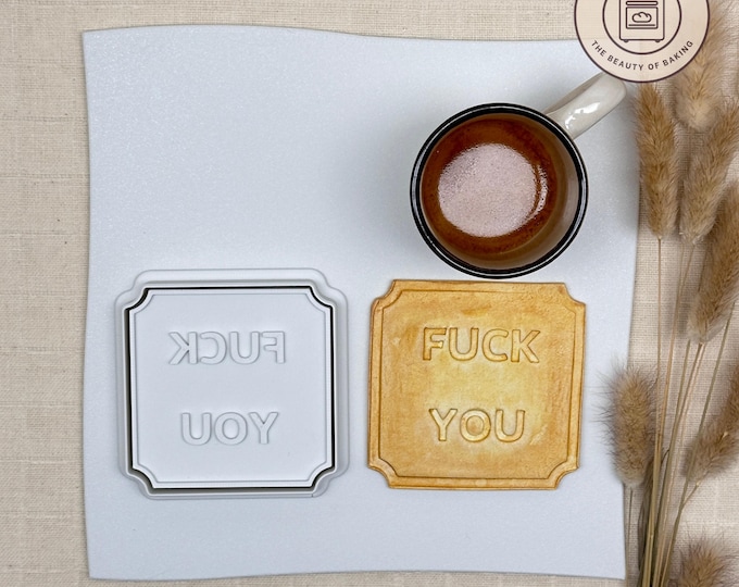 Fuck You Cookie Cutter | Girls Night Out | Adult Humor Fondant Tool