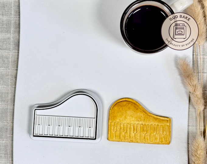 Tail Piano Cookie Cutter | Birthday Gift | Active Baking Mold