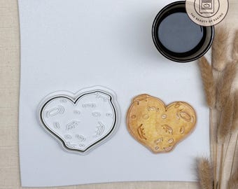 Heart Shape Asteroid Cookie Cutter | Med Graduation | Medical Pastry Stamp
