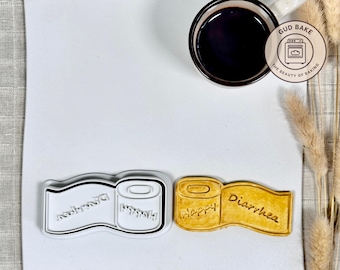 Happy Diarrehea cookie cutter | Adult Bachelorette theme | Baking tool