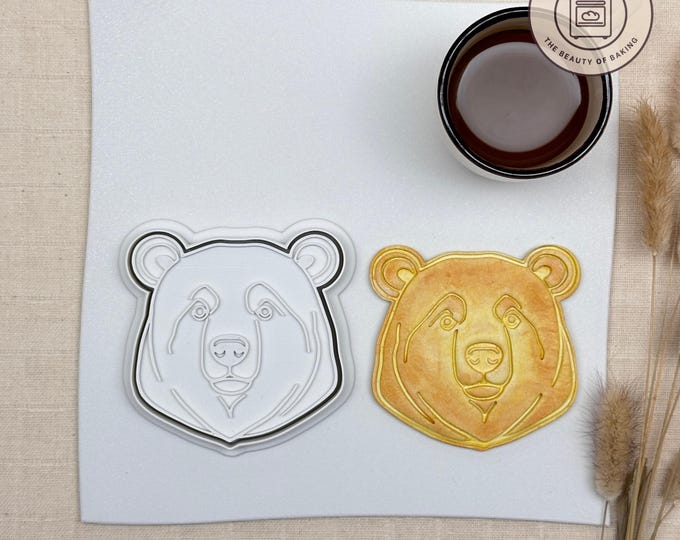 Black Bear Cookie Cutter | Forest Theme Party | Forest Friends Cookie Stamp
