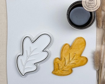 Oak Leaf Cookie Cutter | Wedding Shower | Boho Chic Sugar Cookie Tool