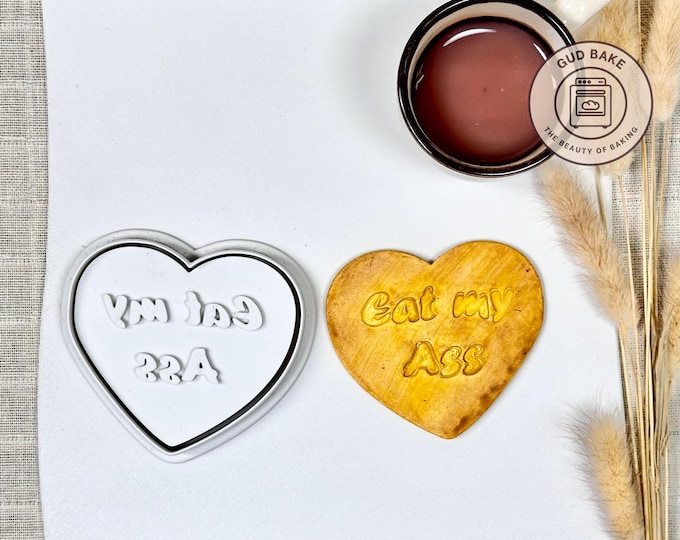 Eat My Ass Cookie Cutter | Bridal Shower | Rude Funny Baking Mold