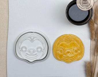 Sloth Face Cookie Cutter | Sloth Head Cookie Cutter | Cute Animals Cookies | Charming Animal