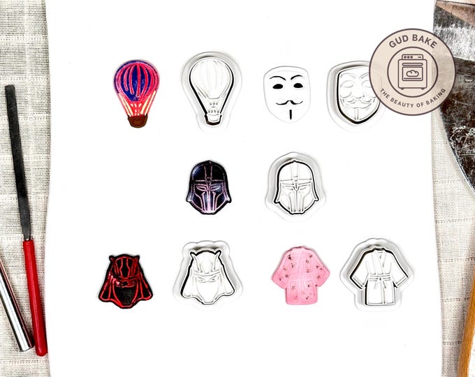 Countries Flags Landmarks Mini Clay Cutters, 5 Piece Bundle | Countries, Flags, Landmarks | Travel Jewelry Tools, Precise Shapes