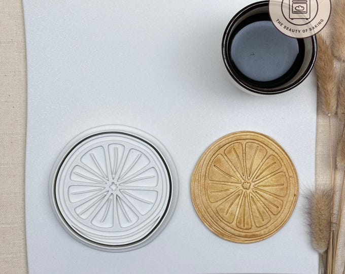 Lemon Slice Cookie Cutter | Pizza Party | Takeout Style Cookie Cutter