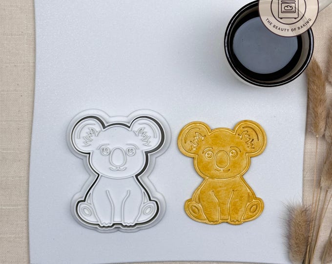Koala Cookie Cutter | Baby Shower | Wildlife Fondant Tool