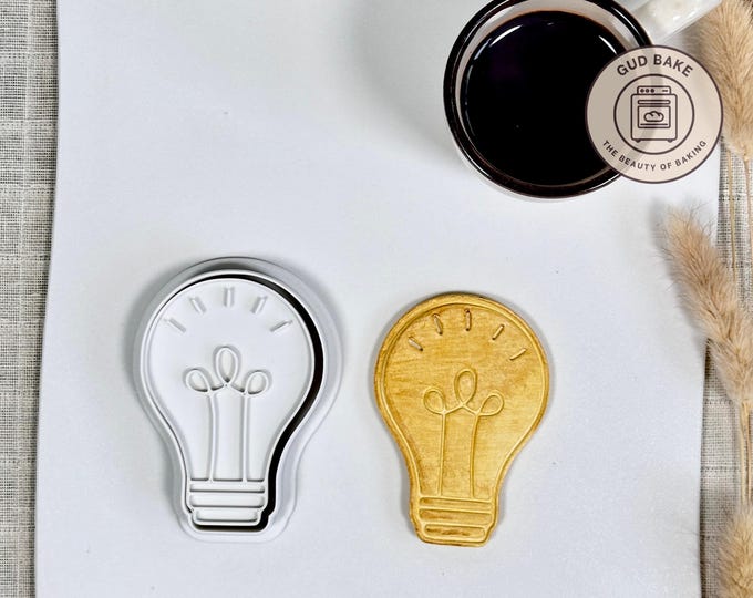 Light Bulb Cookie Cutter | STEM Party | Research Baking Mold