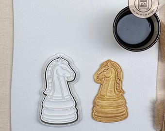 Chess Knight Cookie Cutter - Perfect for Chess Enthusiasts, Medieval Themed Parties, and Game Night Baking