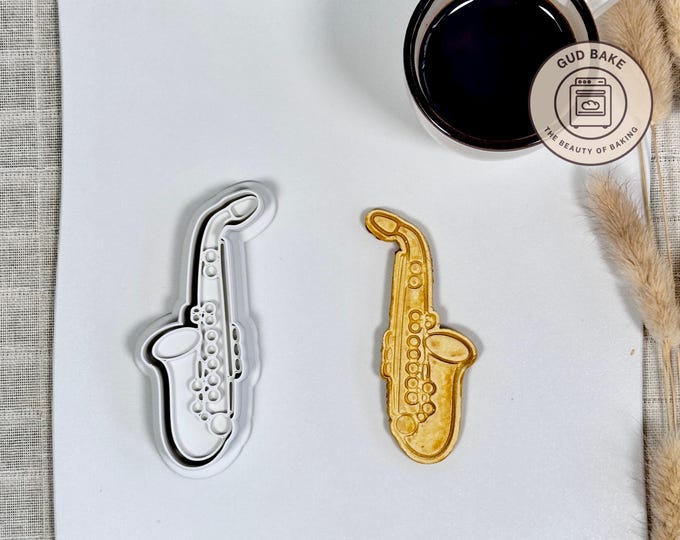 Saxophone cookie cutter | Sports Hobbies theme | Baking tool