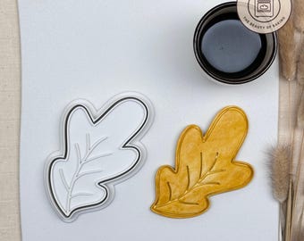 Oak Leaf Cookie Cutter | Tree Leaf Cookie Cutter | Cute Plants Cookie Cutter