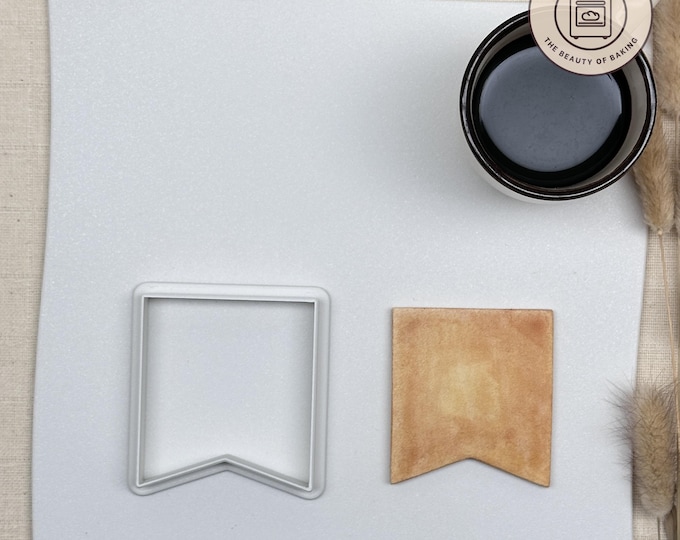 Banner Shape Cookie Cutter for Baking