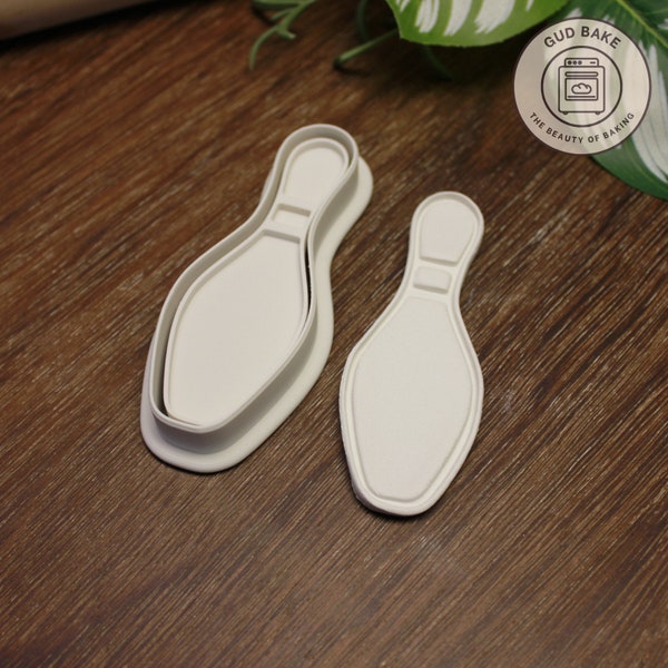 Bowling Pin Cookie Cutter - Knock Down a Perfect Party with this Bowling Pin Shaped Baking Accessory for Fans and Events