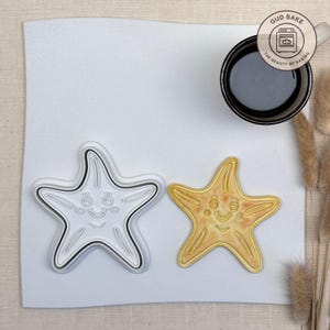Foremka do ciastek w kształcie gwiazdy morskiej na wesela na plaży, letnie wypieki, imprezy w stylu oceanicznym, rękodzieło marynistyczne, ciasteczka w kształcie gwiazdy morskiej