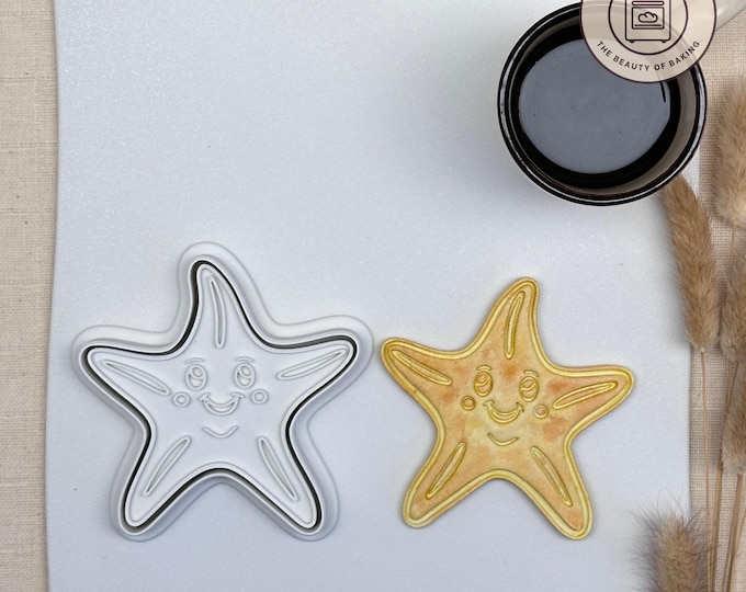 Starfish Cookie Cutter for Beach Weddings, Summer Baking, Ocean Themed Parties, Nautical Crafts, Sea Star Cookies