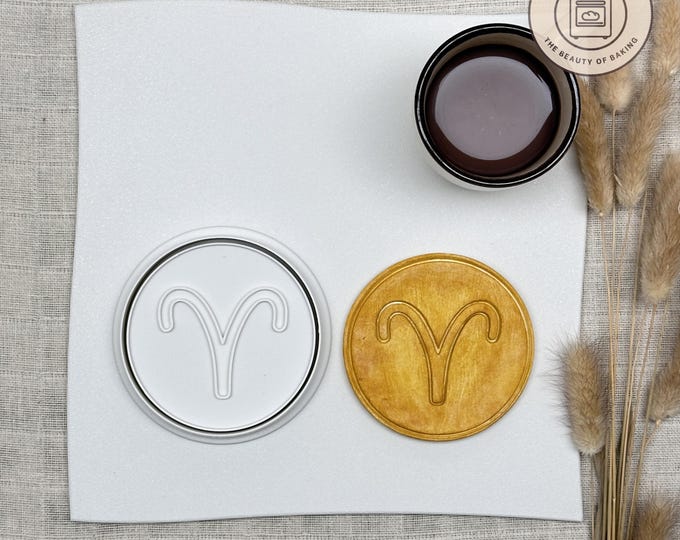 Zodiac Sign Aries Cookie Cutter – Unique Custom Baking Tool for Perfect Cookies