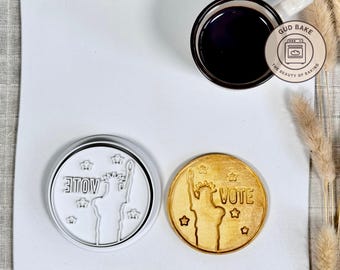 Vote Statue of Liberty cookie cutter | Countries Flags Landmarks theme | Baking tool