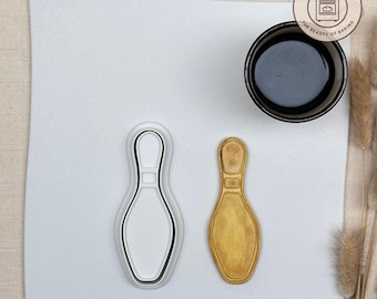 Bowling Pin Cookie Cutter - Knock Down a Perfect Party with this Bowling Pin Shaped Baking Accessory for Fans and Events
