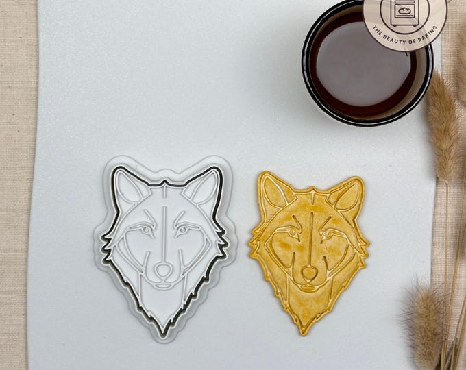 Wolf Cookie Cutter | Camping Birthday | Forest Friends Dough Cutter