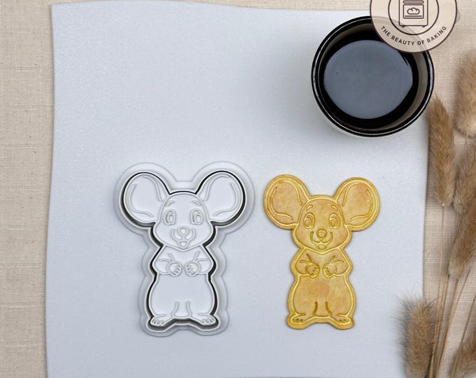 Little Mouse Standing Cookie Cutter | First Birthday | Wildlife Cookie Cutter