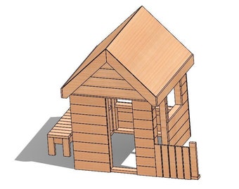 Build a Sturdy and Kid-Friendly Timber Playhouse with Easy-to-Follow Instructions