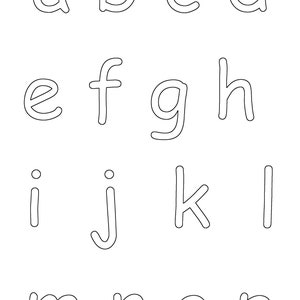 Printable Pages With Letters and Digits. 5 Pages. Digital Download ...