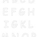 Printable Pages With Letters and Digits. 5 Pages. Digital Download ...